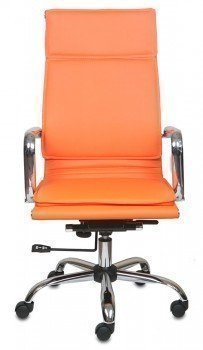 Кресло руководителя оранжевое Бюрократ CH-993/orange