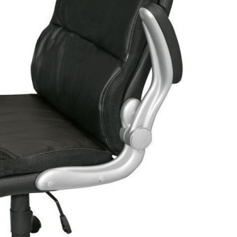 Кресло для руководителя кожаное BRABIX "Fregat" EX-510, черное