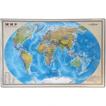 Подкладка для письма "Карта мира" 38*59 см