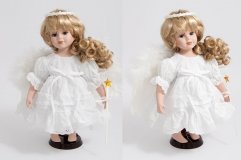 Кукла коллекционная "Эмили" 31см фарфор