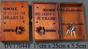 Коллаж-ключница настенная "Морские просторы" 17*25*6см