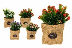 Композиция цветочная  8*8*16см микс
