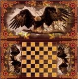 Игра настольная "Орел": нарды, шашки 60*30см