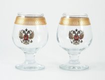 Подарочный набор для бренди "Герб": 2 бокала 250мл