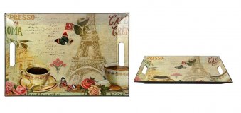 Поднос "Утренний Париж" 45*30см