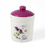 Банка для сыпучих продуктов"Лаванда" 11*11*14см, 500мл