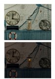 Часы настенные "Морское приключение" с LED подсветкой 40*30*2см