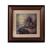 Картина 3D "Домик у моря" 35*35см