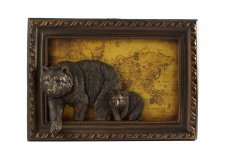 Картина "Медведи" 39*9*27см