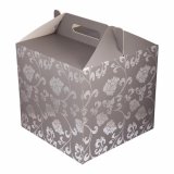 Коробка складная "Розы в серебре"  29*29*29см