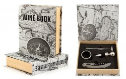 Набор сомелье "Винная книга" 15*17*4см