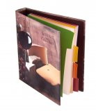 Книга для записи кулинарных рецептов "Сомелье" 18*23*4см