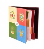 Книга для записи кулинарных рецептов "Веселая кухня" 18*23*4см