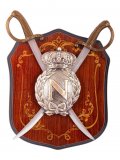 Коллаж "Рыцарские трофеи. Знак власти" 17*26 см