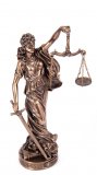 Статуэтка "Фемида - богиня правосудия" 11*9*28 см