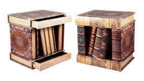 Тумбочка декоративная "Книги. Восточная мудрость" 33*34*37 см