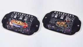 Подставка под горячее "Черничный пирог" 14*22 см 213362