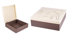 Шкатулка "Бабочки" 24*24 см 238338
