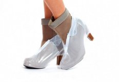 Чехлы грязезащитные для женской обуви на каблуках, размер L KZ 0324