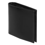 Портмоне мужское BEFLER "Classic", 100х106 мм, натуральная кожа, на кнопке, черное, PМ.21.-1