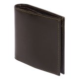 Портмоне мужское BEFLER "Classic", 100х90 мм, натуральная кожа, на кнопке, коричневое, PМ.22.-1