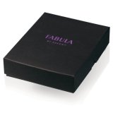 Портмоне мужское FABULA "Brooklyn", 117х93 мм, натуральная кожа, отстрочка, кнопка, синее, PM.56. BR
