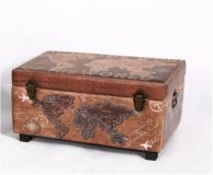 Банкетка "Карта мира" с местом для хранения  50*30*24 см 47144