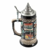 Пивная кружка коллекционная с крышкой "Германия" 8*11*20 см, 750 мл 114354