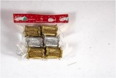 Набор новогодних украшений 3см, 6шт. 