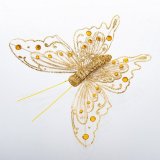 Украшение декоративное "бабочка" 12см 