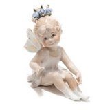 Фигурка декоративная фея 10*7*9см  без выбора цвета микс