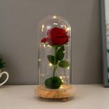 Ночник "Алая роза" Luxury Gift, LED, 19,5 х 9,5 см, от батареек