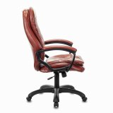 Кресло офисное BRABIX PREMIUM "Omega EX-589", экокожа, коричневое, 532096
