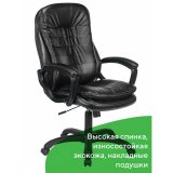 Кресло офисное BRABIX PREMIUM "Omega EX-589", экокожа, черное, 532094