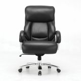 Кресло из натуральной кожи BRABIX PREMIUM "Pride HD-100", НАГРУЗКА до 250 кг, черное, 531940