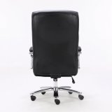 Кресло офисное BRABIX PREMIUM "Total HD-006", НАГРУЗКА до 180 кг, экокожа, хром, черное, 531933