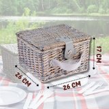 Набор для пикника Luxury Gift, на 2 персоны, в корзине, 10 предметов