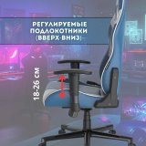 Кресло компьютерное игровое DXRacer OH/P132/BW синее