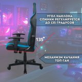 Кресло компьютерное игровое DXRacer OH/P132/NB черно-синее