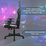 Кресло компьютерное игровое DXRacer OH/P132/NW черно-белое