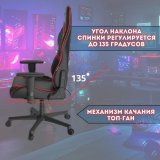 Кресло компьютерное игровое DXRacer OH/P88/NR черное-красное