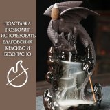 Подставка для благовоний из керамики "Дракон" стелющийся дым Luxury Gift