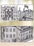 3D пазл металлический "Белый дом" Luxury Gift, сборная модель