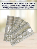 3D пазл металлический "Пизанская башня" Luxury Gift, сборная модель