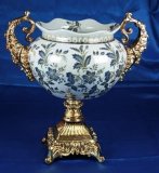 Ваза керамическая декоративная “Осенняя чаша”