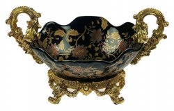 Ваза-конфетница "Осенний вальс", 33см