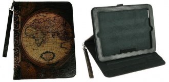 Чехол для планшета iPad "Карта мира", 26*20*5см