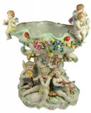 Фруктовница фарфоровая "Играющие херувимы", 31см