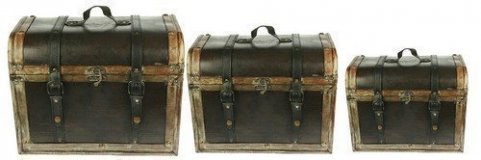 Набор сундучков из 3-х штук 40*26*31см