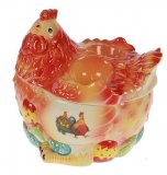 Вазочка "Курочка" для пасхальных яиц и угощений, 18*20*16см